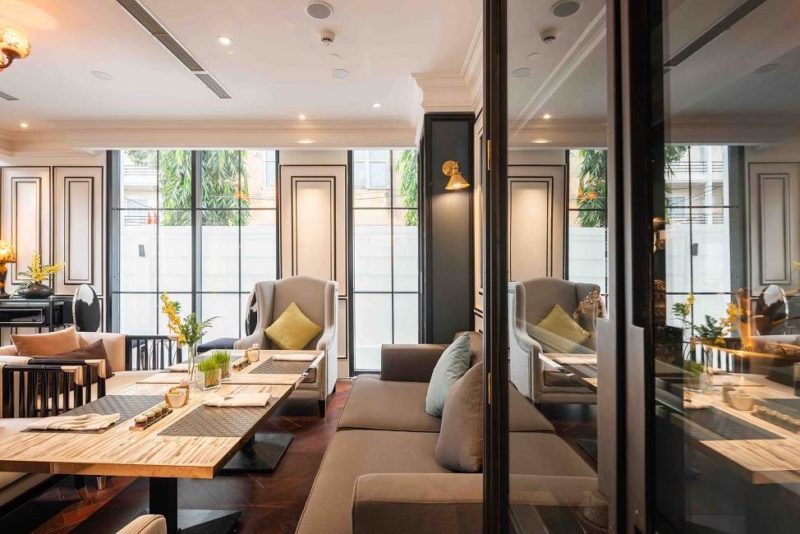 Restaurant de l'hôtel Bach Suites de Saigon - Vietnam | Au Tigre Vanillé