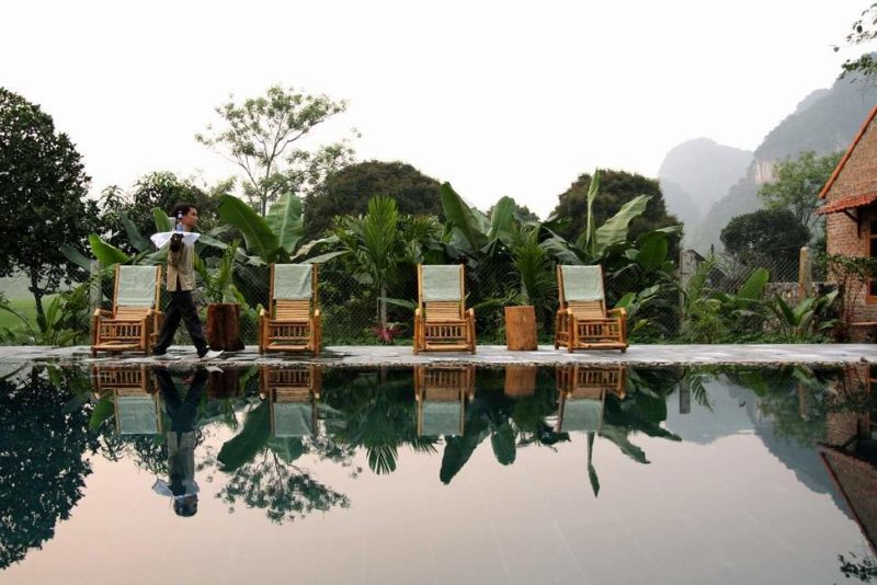 Piscine de l'hôtel Tam Coc Garden - Vietnam | Au Tigre Vanillé