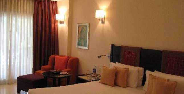 Chambre de l'hotel Vivanta Taj à Aurangabad en Inde centrale | Au Tigre Vanillé