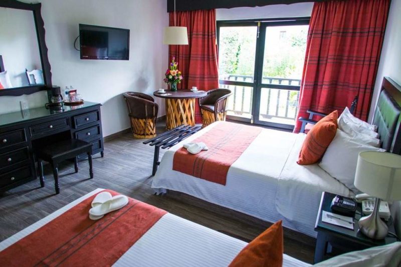 Chambre de l'hôtel Posada Don Vasco à Patzcuaro - Mexique | Au Tigre Vanillé