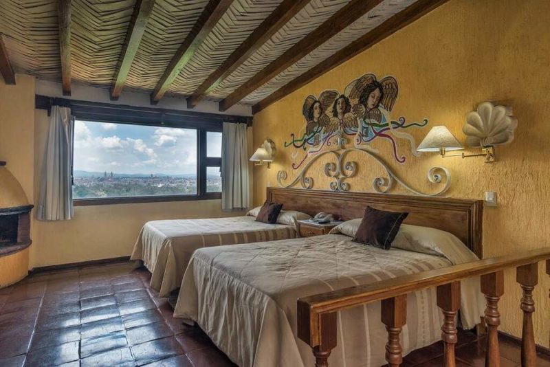 Chambre de la Villa San José à Morelia - Mexique | Au Tigre Vanillé