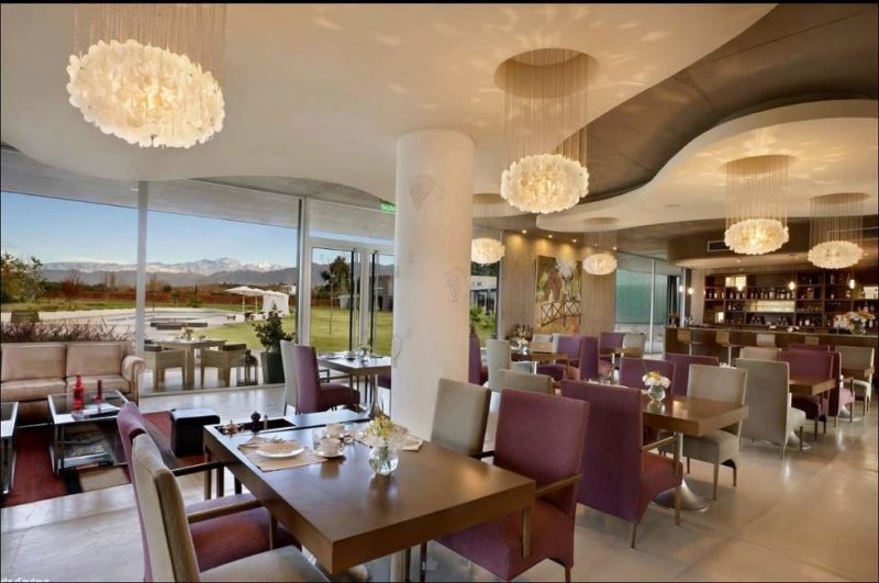 Restaurant de l'hôtel Entre Cielos à Mendoza - Argentine | Au Tigre Vanillé