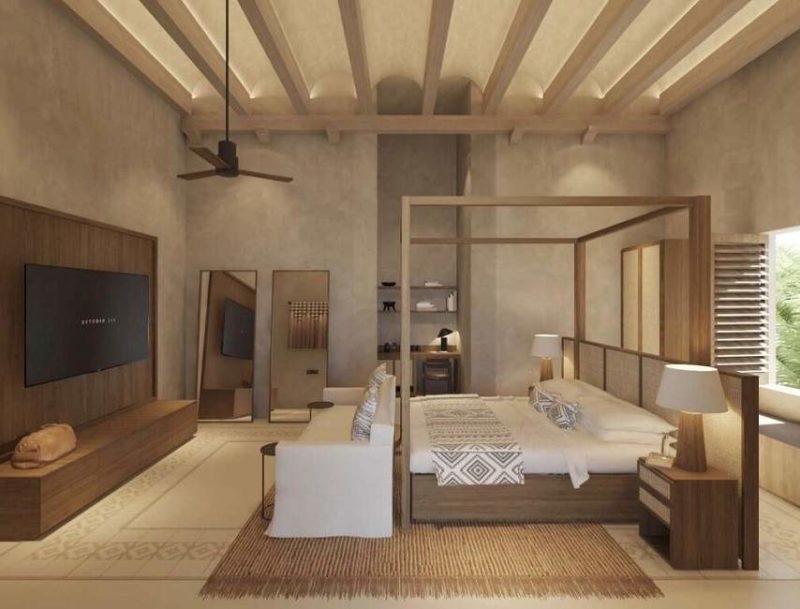 Chambre de l'Hacienda Xcanatun à Merida - Mexique | Au Tigre Vanillé