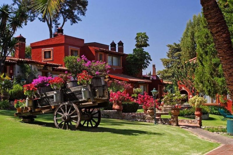 Jardin de la Villa San José à Morelia - Mexique | Au Tigre Vanillé