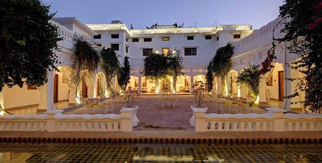 Terrasse de l'hotel Lebua de Lucknow en Inde du Nord | Au Tigre Vanillé