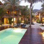 Piscine de l'hôtel Aamori à Mazunte - Mexique | Au Tigre Vanillé