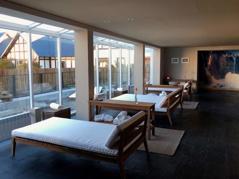 Spa de l'hôtel Eolo à El Calafate - Argentine | Au Tigre Vanillé