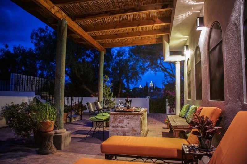 Terrasse de l'hôtel Casa Mision à San Miguel de Allende - Mexique | Au Tigre Vanillé