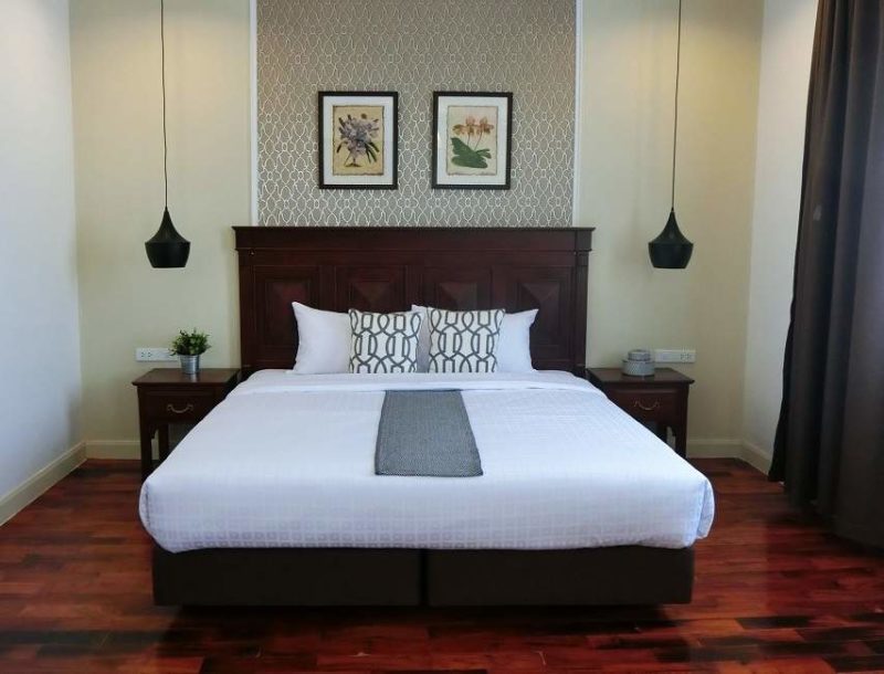 Chambre de l'hôtel Bloom Cafe à Vientiane - Laos | Au Tigre Vanillé