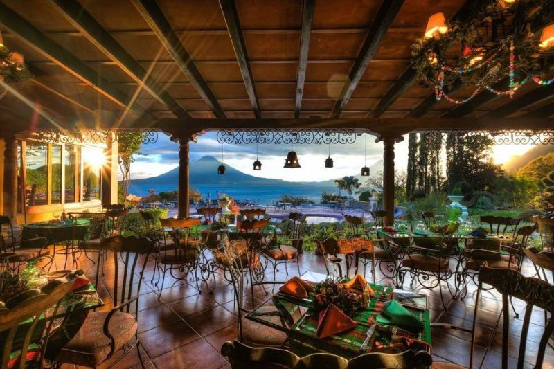 Restaurant de l'hôtel Atitlan - Guatemala | Au Tigre Vanillé