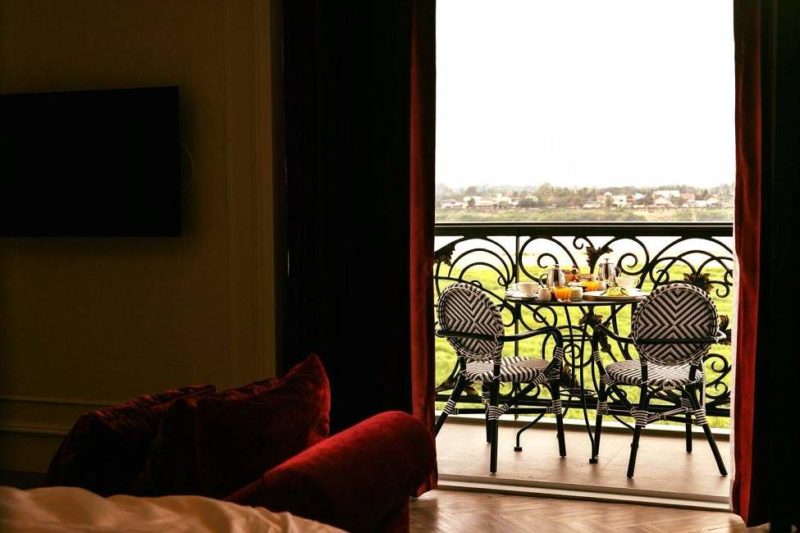 Balcon privé à l'hôtel La Seine à Vientiane - Laos | Au Tigre Vanillé