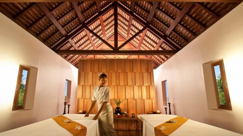 Salle de massages de l'hôtel Sofitel à Luang Prabang - Laos | Au Tigre Vanillé