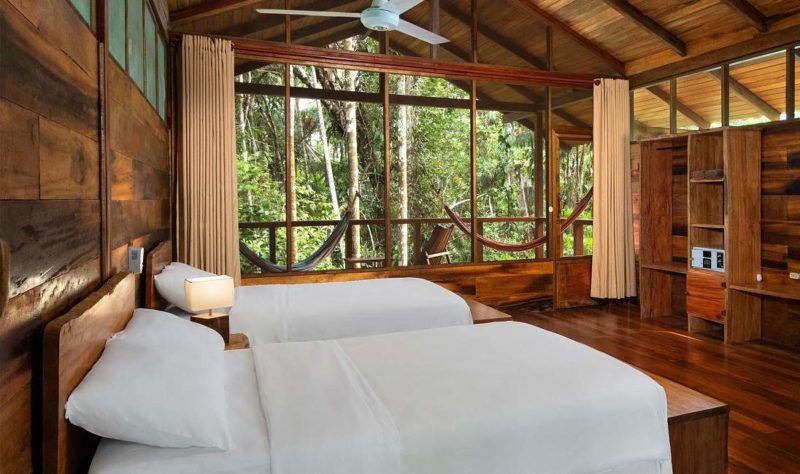 Chambre de Sacha Lodge en Amazonie - Equateur | Au Tigre Vanillé