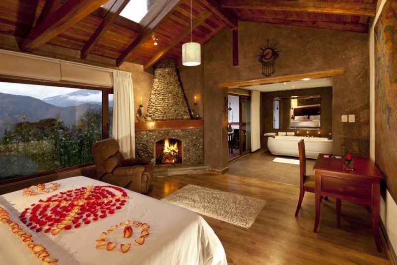 Chambre de l'hôtel Luna & Volcan à Banos - Equateur | Au Tigre Vanillé