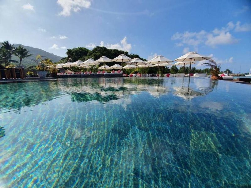 Piscine du Domaine de l'Orangeraie - Seychelles | Au Tigre Vanillé