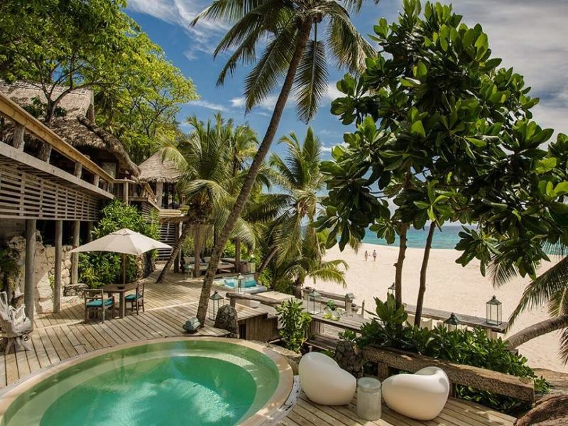 Piscine privée d'une villa de North Island - Seychelles | Au Tigre Vanillé