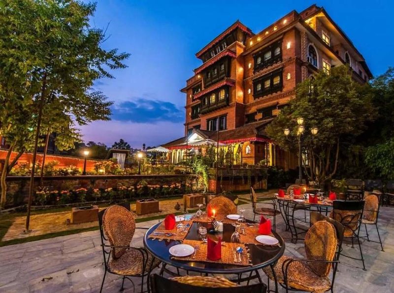 Terrasse de l'hotel Heritage à Bhaktapur - Népal | Au Tigre Vanillé