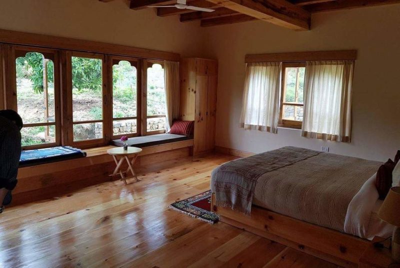 Chambre du Dhurma Farm Resort - Bhoutan | Au Tigre Vanillé