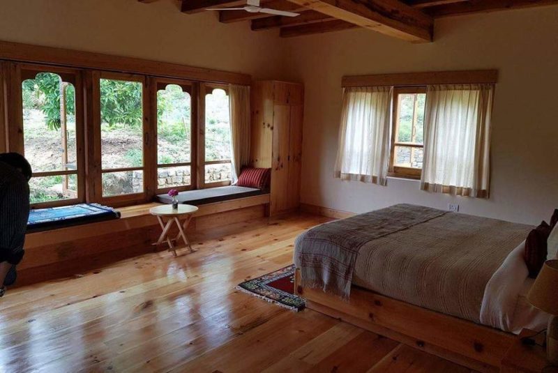 Chambre du Dhurma Farm Resort - Bhoutan | Au Tigre Vanillé