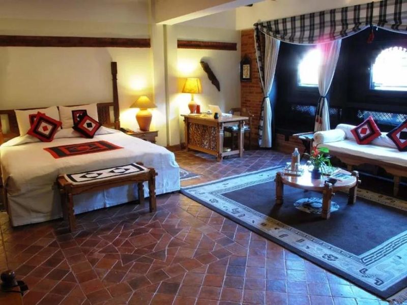 Chambre de l'hotel Dwarikas à Kathmandou - Népal | Au Tigre Vanillé