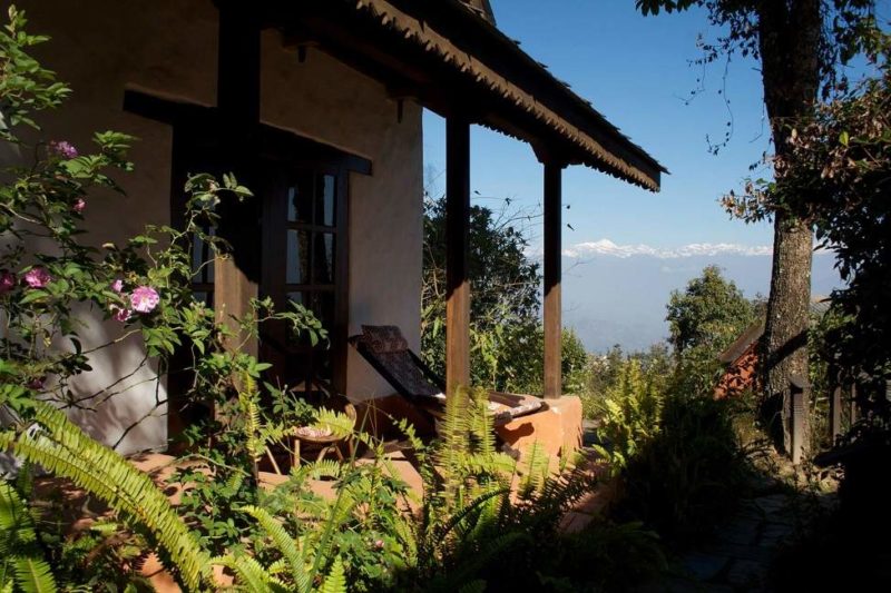 Jardin du Namo Buddha Resort - Népal | Au Tigre Vanillé