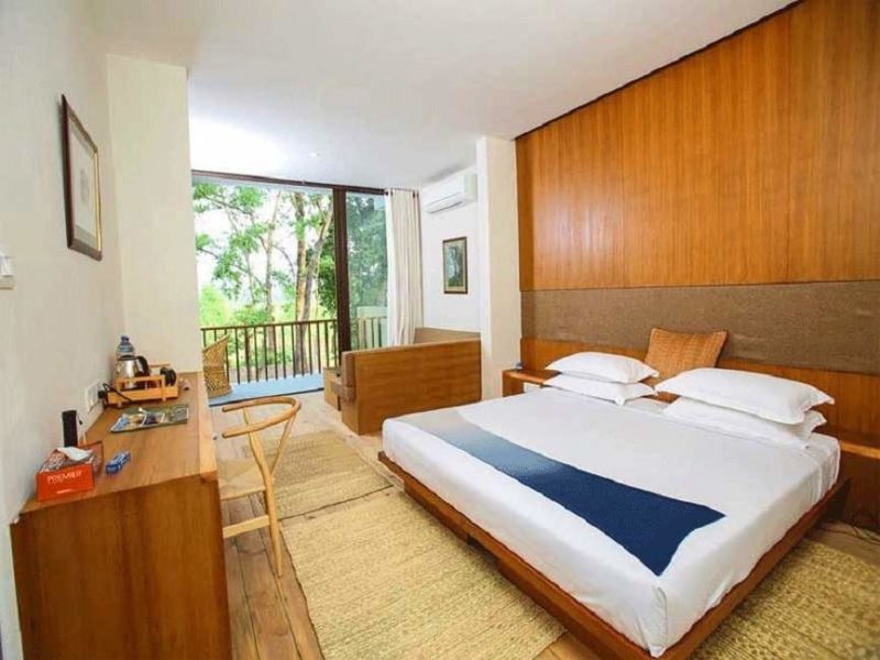 Chambre de l'hotel Kasara Jungle Resort à Chitwan - Népal | Au Tigre Vanillé