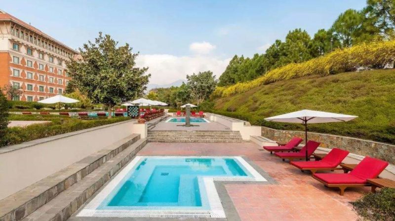 Piscine de l'hôtel Hyatt Regency Kathmandou - Népal | Au Tigre Vanillé