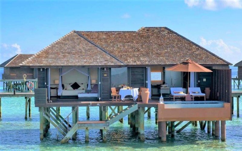 Villa lagon de l'hotel Lily Beach - Maldives | Au Tigre Vanillé