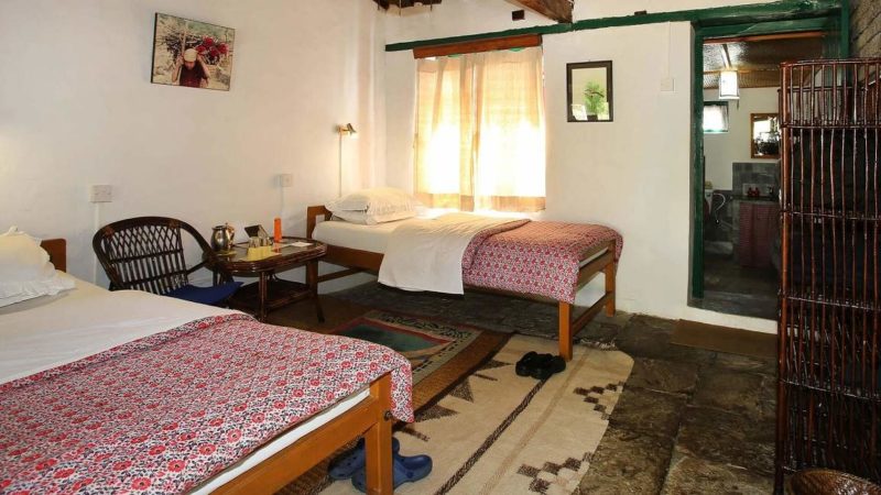 Chambre de l'hotel Himalaya Lodge à Ghandruk - Népal | Au Tigre Vanillé