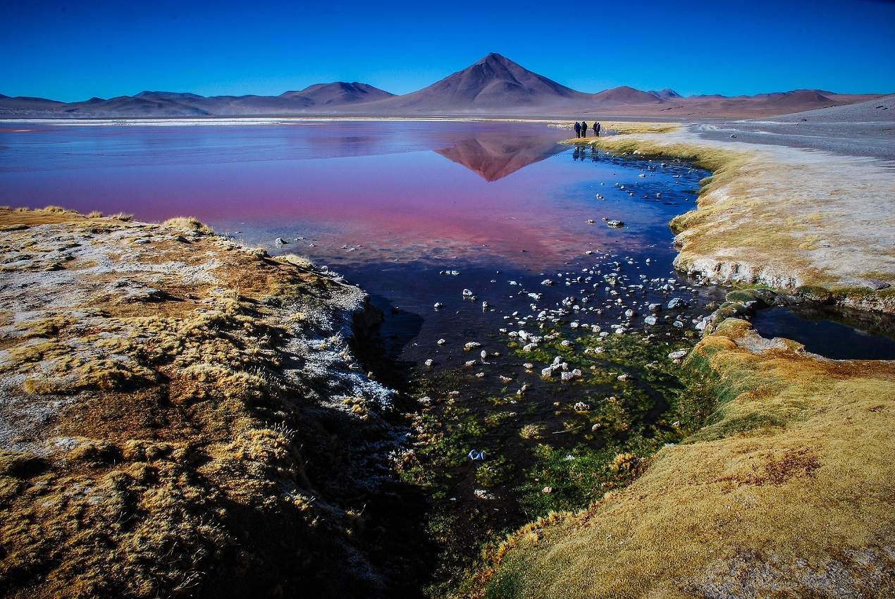 Lagune dans le désert de sel d'Uyuni- Bolivie | Au Tigre Vanillé