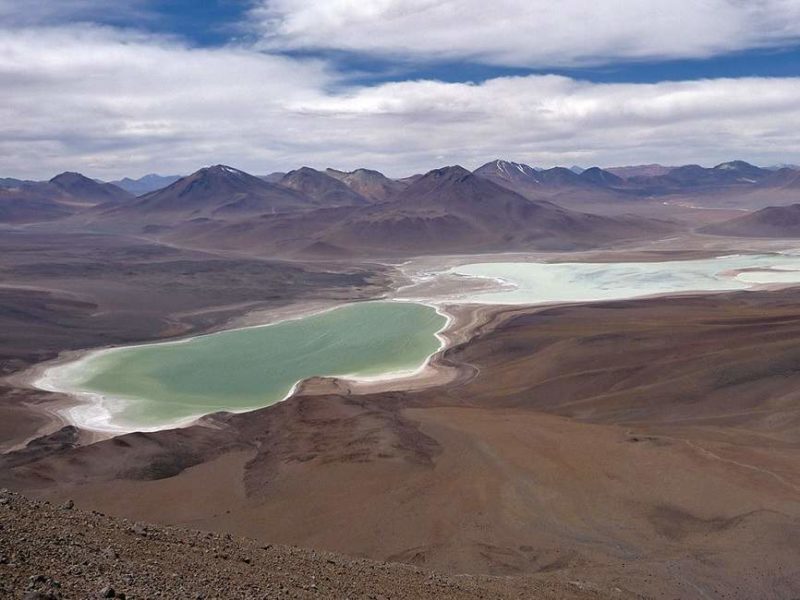 Vue depuis le sommet du volcan Licancabur dans le désert du Lipez- Bolivie | Au Tigre Vanillé