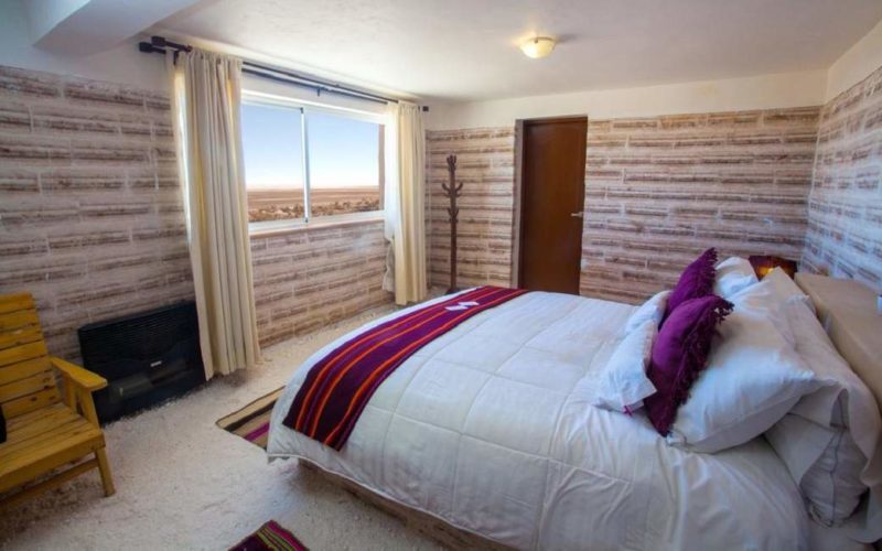 Chambre dans l'hotel Luna Salada dans le désert de sel d'Uyuni- Bolivie | Au Tigre Vanillé