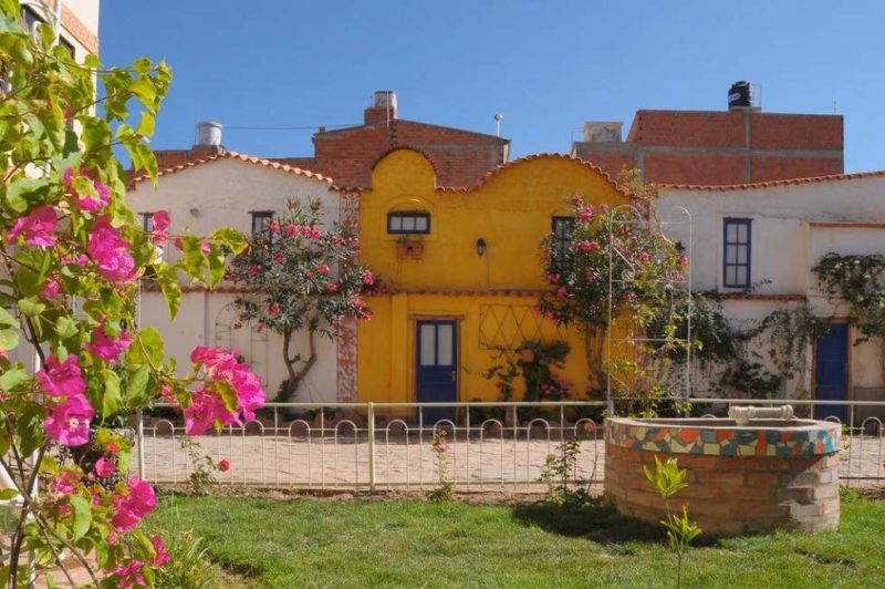 Jardin de l'hotel Mitru à Tupiza - Bolivie | Au Tigre Vanillé