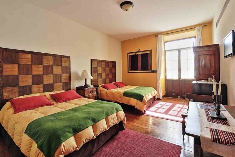 Chambre de l'hotel Pueblo Samary à Sucre- Bolivie | Au Tigre Vanillé