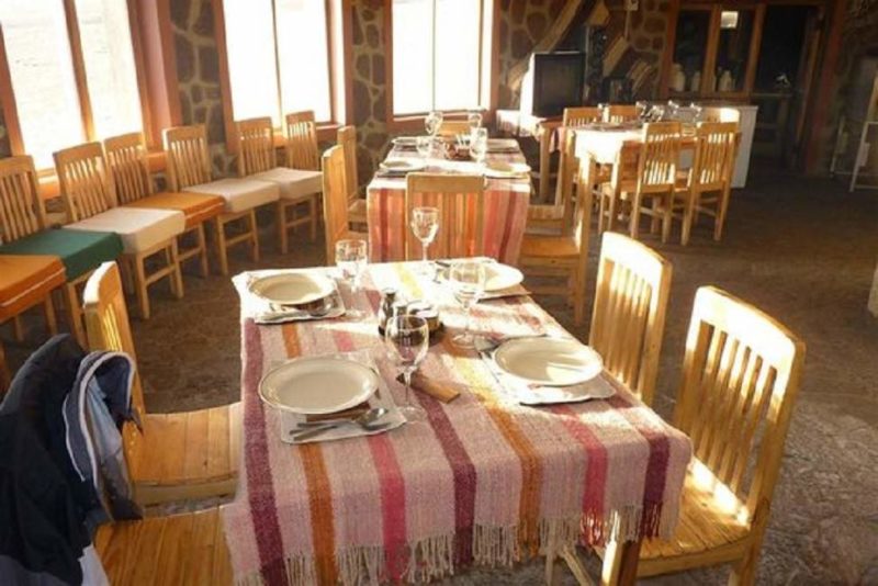 Restaurant de l'hotel Tayka Desierto dans le désert du Lipez- Bolivie | Au Tigre Vanillé