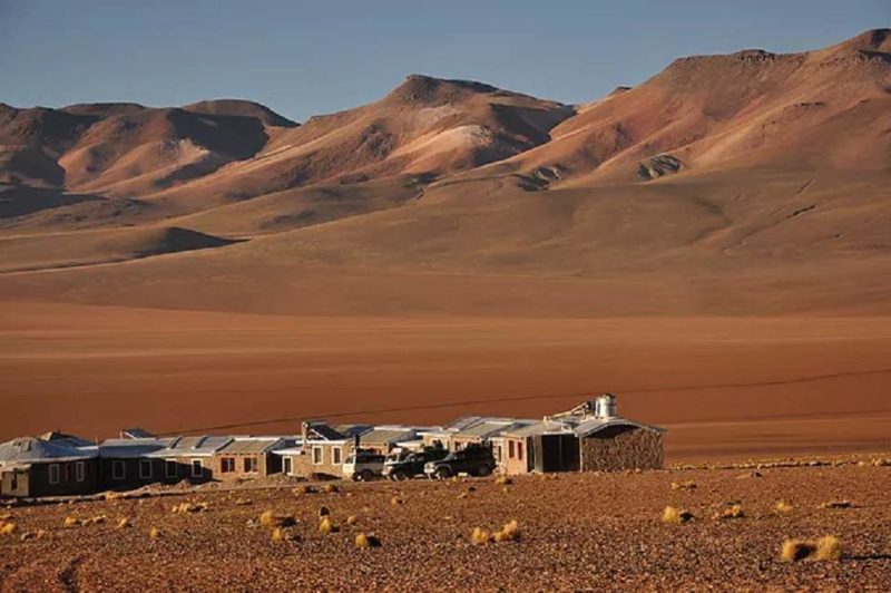 Vue depuis l'hotel Tayka Desierto dans le désert du Lipez- Bolivie | Au Tigre Vanillé