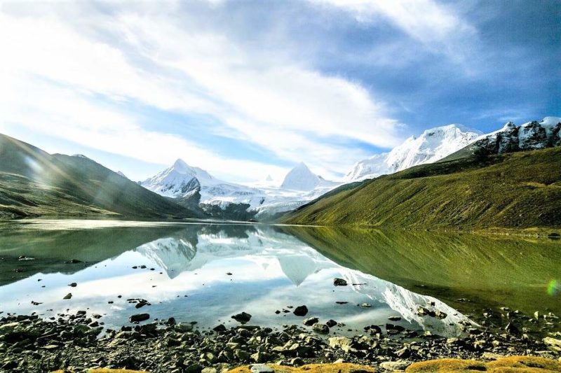 Camping au bord du lac Manasarovar à l'ouest du Tibet - Tibet | Au Tigre Vanillé