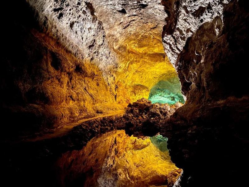 Tunnel de lave Cueva Verdes de Cesario Manrique à Lanzarote - Îles Canaries | Au Tigre Vanillé