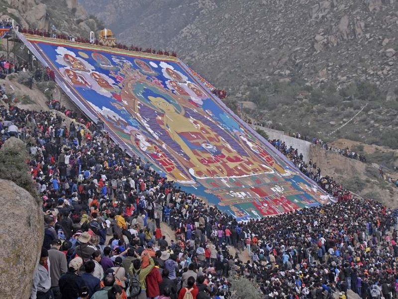 Festival du yoghurt - Tibet | Au Tigre Vanillé