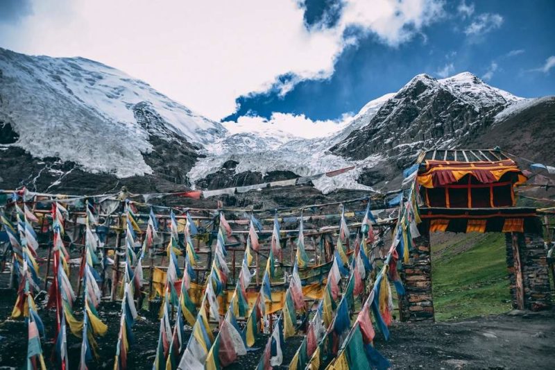 glacier-kharola-route-everest-tibet Glacier du Kharola sur la route de l'Everest - Tibet | Au Tigre Vanillé