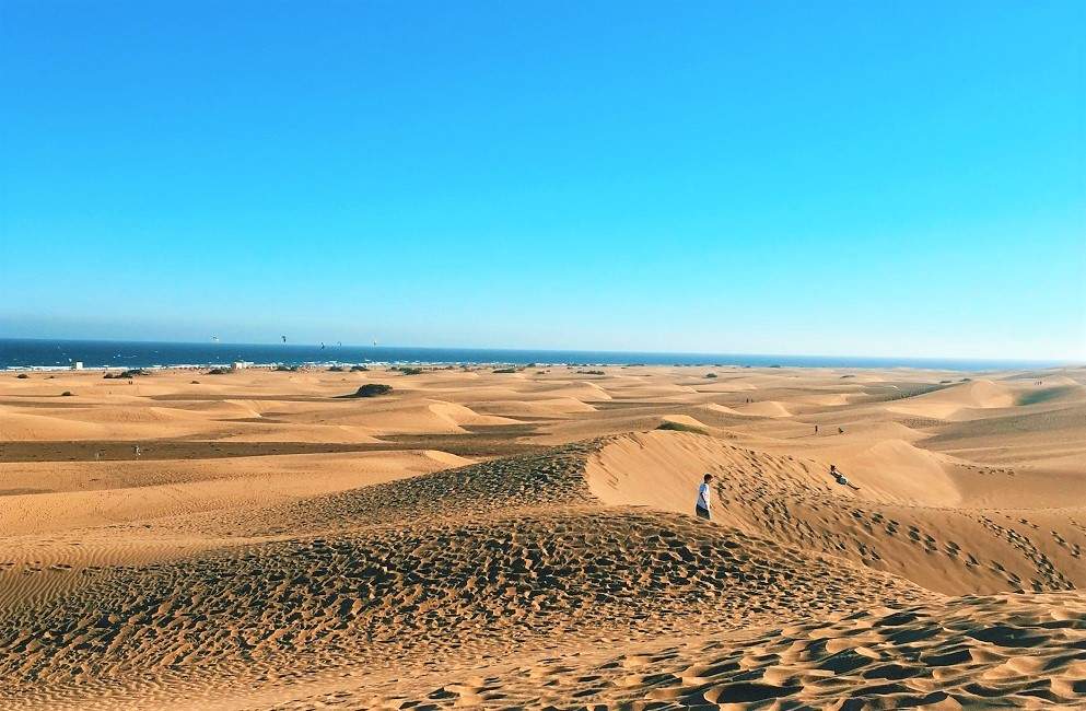 Paysage de dune et de sable à Gran Canaria - Îles Canaries | Au Tigre Vanillé