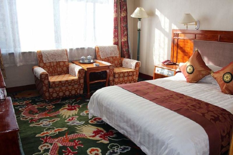 Chambre de l'hôtel Gyantse - Tibet | Au Tigre Vanillé