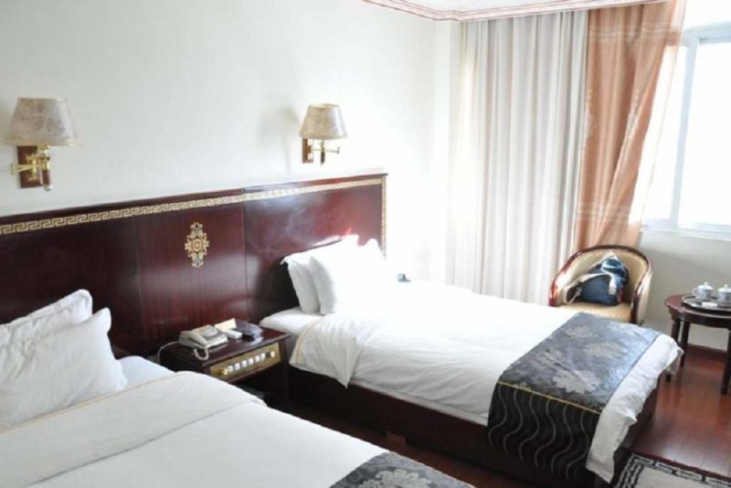 Chambre de l'hôtel Yeti à Gyantse - Tibet | Au Tigre Vanillé