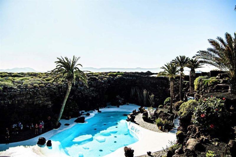 Piscine Jameos Agua de Cesario Manrique à Lanzarote - Îles Canaries | Au Tigre Vanillé
