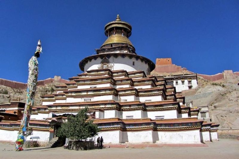Stupa au monastère de Kumbum - Tibet | Au Tigre Vanillé