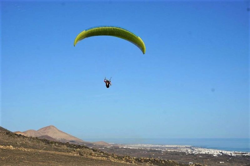 Vue aérienne depuis un parapente à Ténérife - Îles Canaries | Au Tigre Vanillé