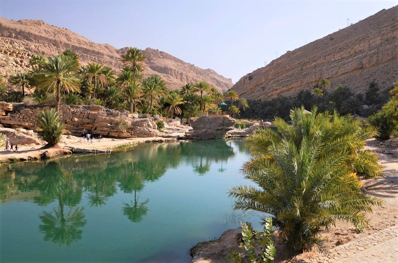 Eau émeraude des wadis - Oman | Au Tigre Vanillé