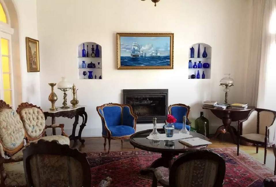 Casa-thomas-somerscales-valparaiso-chili Salon de l'hôtel Casa Thomas Somerscales à Valparaiso - Chili | Au Tigre Vanillé