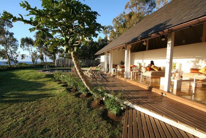 Jardin de l'hôtel Altiplanico sur l'Île de Pâques - Chili | Au Tigre Vanillé