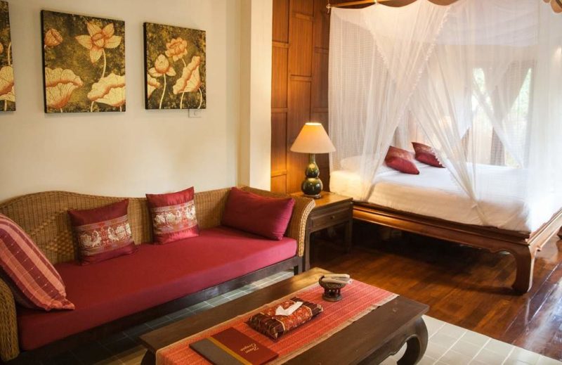 Chambre de l'hôtel Baan Orapin à Chiang Mai - Thaïlande | Au Tigre Vanillé